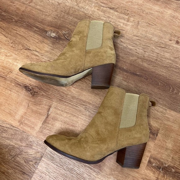 J. Crew Rory microsuede heeled boots - Picture 2 of 8